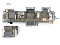 Cherokee Black Label 39SRBL Floorplan Image