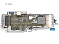 Cherokee Black Label 274WKBL Floorplan Image