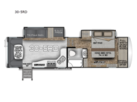 Arctic Fox Grande Ronde 30-5RD Floorplan Image