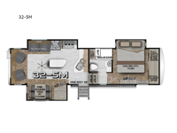 Arctic Fox Grande Ronde 32-5M Floorplan Image