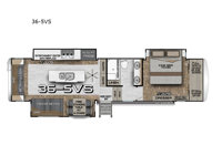 Arctic Fox Grande Ronde 36-5VS Floorplan Image