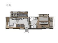 Arctic Fox Grande Ronde 29-5K Floorplan Image