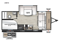 Aurora Light 18BHS Floorplan Image