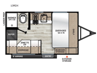 Aurora Light 13RDX Floorplan Image