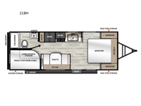 Aurora Light 21BH Floorplan Image