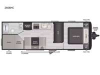 Springdale Classic 260BHC Floorplan Image