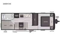 Springdale Classic 260BHCWE Floorplan Image