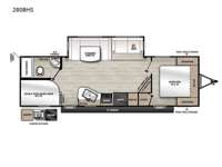 Aurora Sky Series 280BHS Floorplan Image