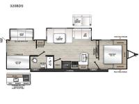 Aurora Sky Series 320BDS Floorplan Image