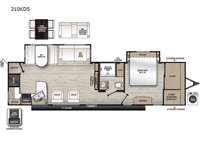 Aurora Sky Series 310KDS Floorplan Image