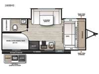 Aurora Sky Series 180BHS Floorplan Image