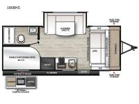 Aurora Sky Series 180BHS Floorplan Image