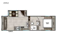 Chaparral Lite 254RLS Floorplan Image