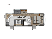 Arctic Fox North Fork 25W Floorplan Image