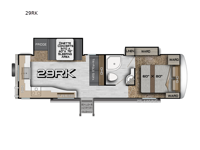 Arctic Fox North Fork 29RK Floorplan Image