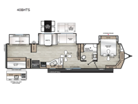 Aurora 40BHTS Floorplan Image