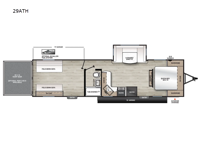 Aurora 29ATH Floorplan Image