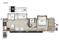 Aurora 31KDS Floorplan Image