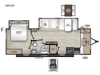 Aurora 26FKDS Floorplan Image