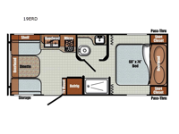 Vista Cruiser 19ERD Floorplan Image