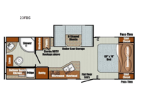 Vista Cruiser 23FBS Floorplan Image