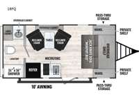 Clipper 4K Series 18FQ Floorplan Image