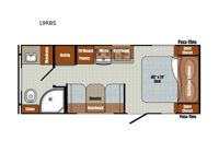 Vintage Cruiser 19RBS Floorplan Image