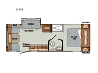 Vintage Cruiser 23RSS Floorplan Image