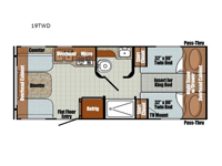 Vintage Cruiser 19TWD Floorplan Image