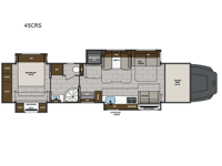 Renegade Classic 45CRS Floorplan Image