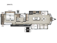 Catalina Destination Series 39MKTS Floorplan Image