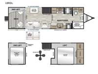 Catalina Destination Series 18RDL Floorplan Image