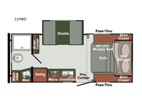 Envision SVT 21MBD Floorplan Image