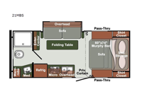 Envision SVT 21MBS Floorplan Image