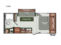 Envision SVT 21QBS Floorplan Image