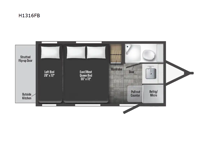 Hike 100 H1316FB Floorplan Image