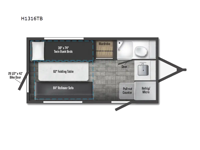 Hike 100 FLX H1316TB Floorplan Image