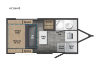 Hike 100 FLX H1316MB Floorplan Image