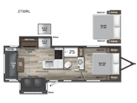 Voyage 2730RL Floorplan Image