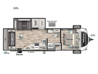 Vibe 26RL Floorplan Image