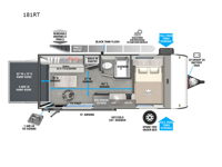 Salem FSX 181RT Floorplan Image