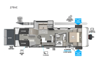 Salem FSX 275VC Floorplan Image