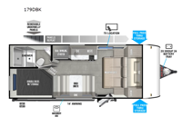 New 2025 Forest River RV Salem FSX 179DBK image