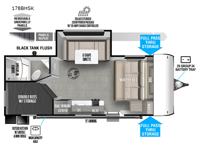 Salem FSX 178BHSK Floorplan Image