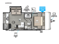 Salem FSX 163RDSK Floorplan Image