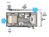 Salem FSX 161QK Floorplan Image