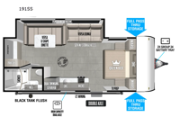 Salem FSX 191SS Floorplan Image