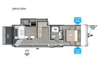 Salem FSX 269VC Floorplan Image