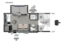 Salem FSX 165VIEWX Floorplan Image