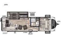 Vibe 26RK Floorplan Image